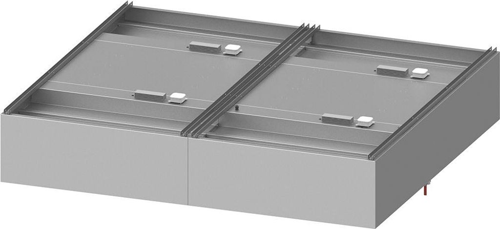 Deckenhaube "Basic Line", Kastenform 2500 mm x 2200 mm mit Flammschutzfilter Typ B