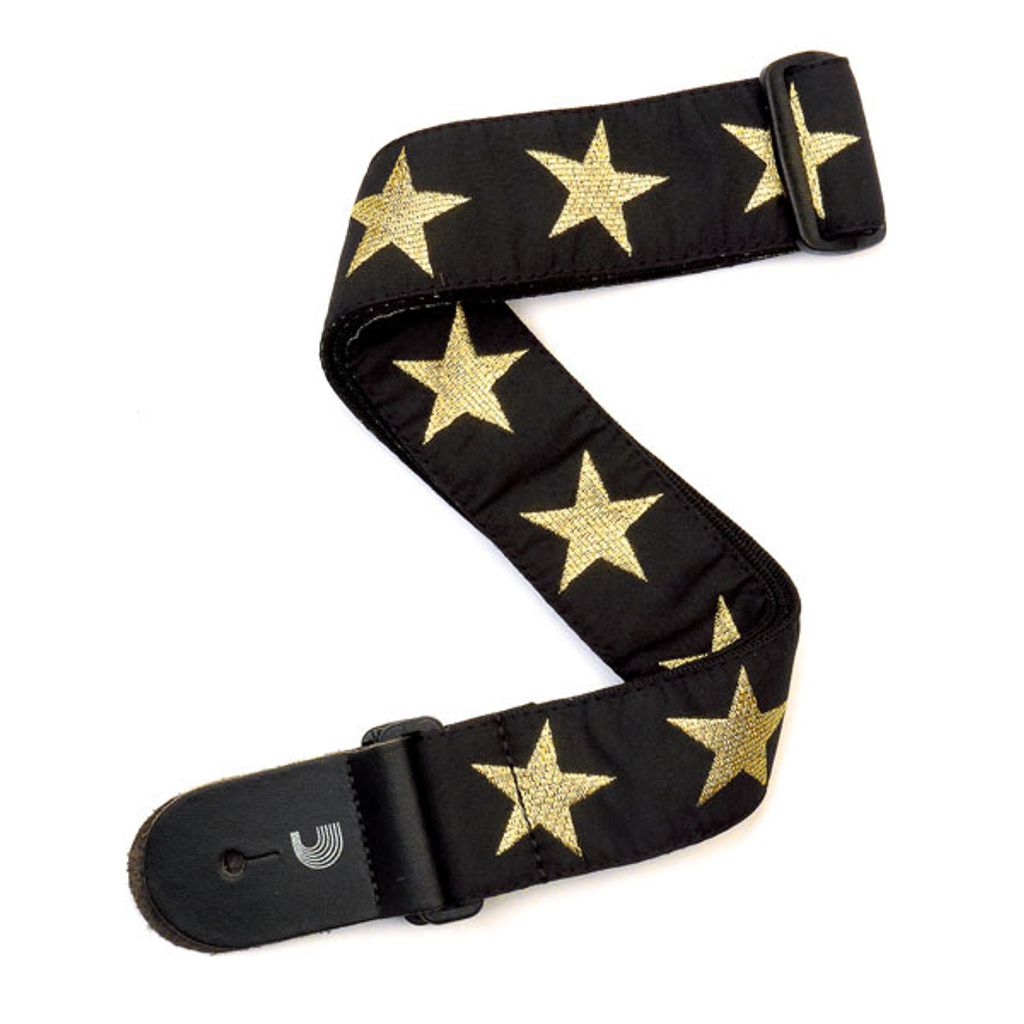 DAddario Bowery Gold Star Guitar Strap