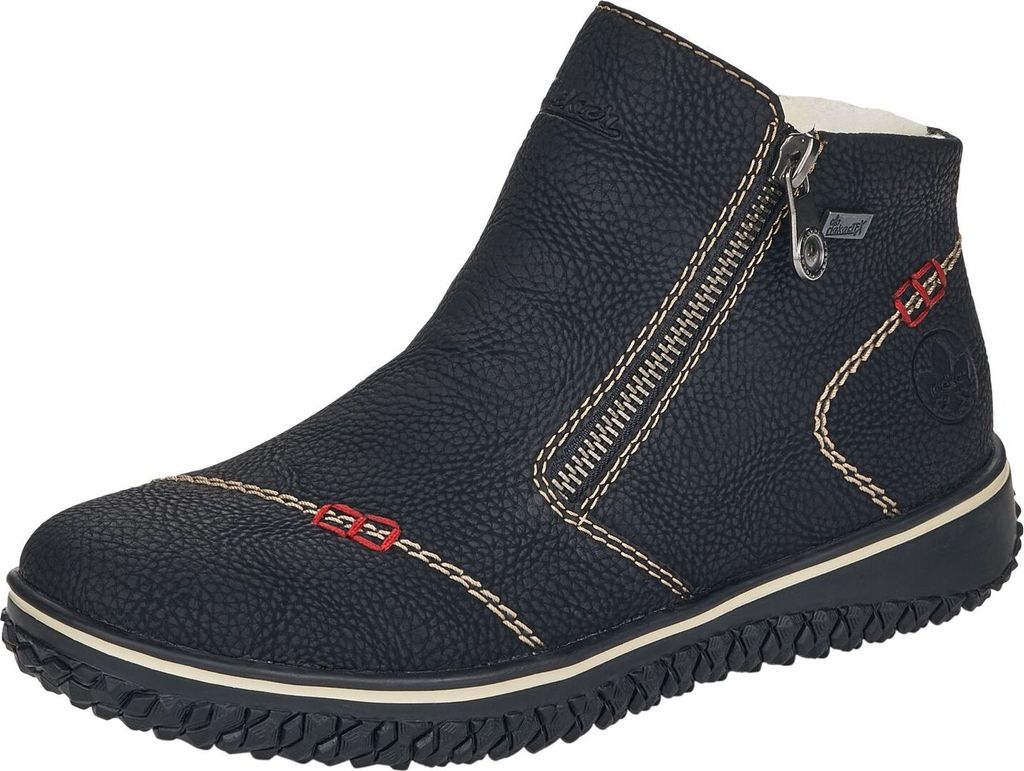 Rieker Damen Stiefeletten Kurzstiefel Warmfutter L4270, Größe:39 EU, Farbe:Schwarz