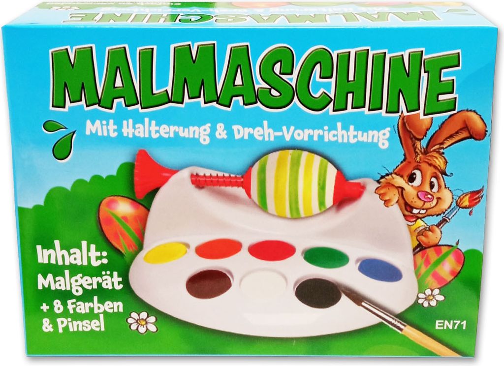 itenga Oster Malmaschine mit 8 Farben und Pinsel Produktbild 