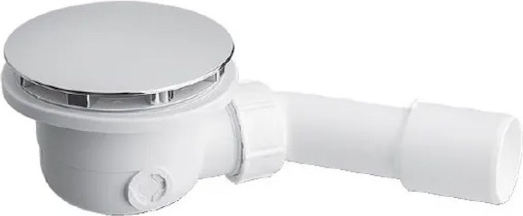 Ablaufgarnitur, Siphon Dusche, Badewanne Chrom 90mm