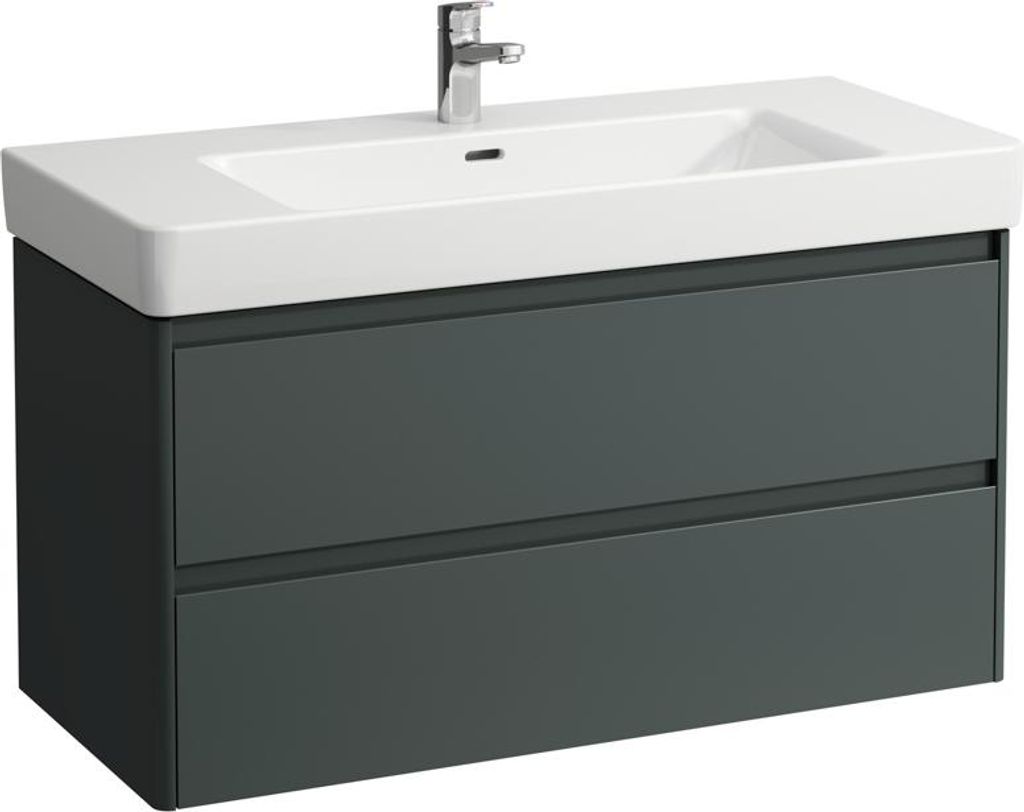 LAUFEN BASE 2.0 Waschtischunterbau, 2 Schubladen, SoftClose, inklusive Ordnungssystem, zu H813966, 1021x446x515mm, H4113121082661