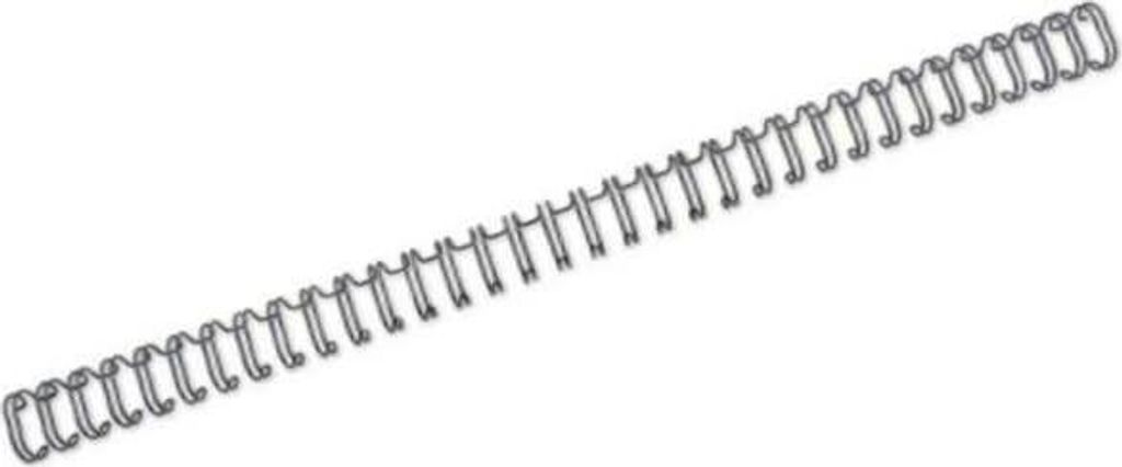 Drahtbinderücken WireBind A4 Nr. 8 12,7mm VE=250 Stück schwarz