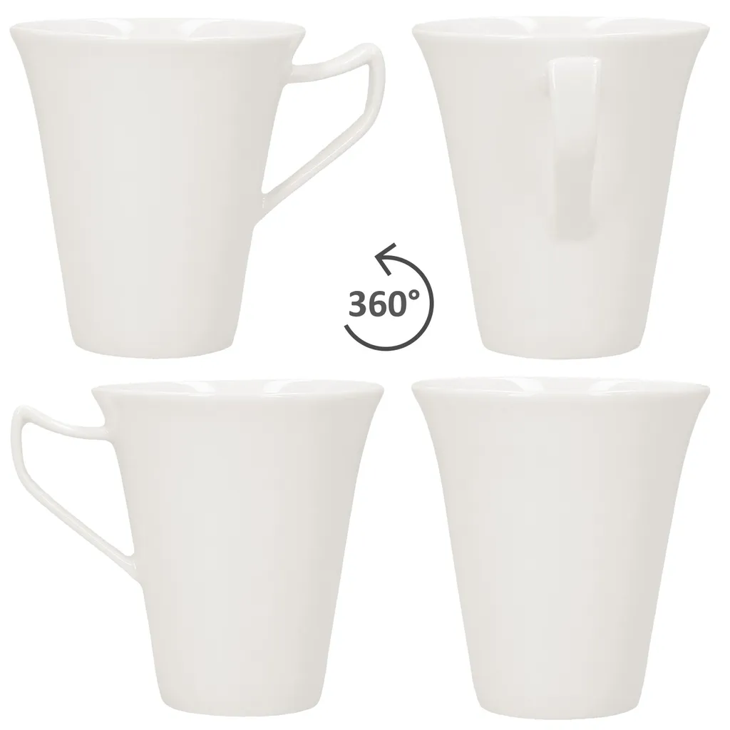 La Porcellana Bianca - Set 6 Tazzine da Caffè con piattino Bosco