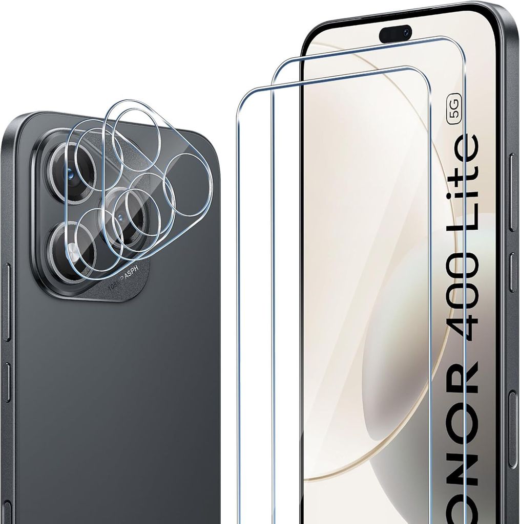 vetro protettivo 2X (display + fotocamera) per Honor 400 Immagine del prodotto 