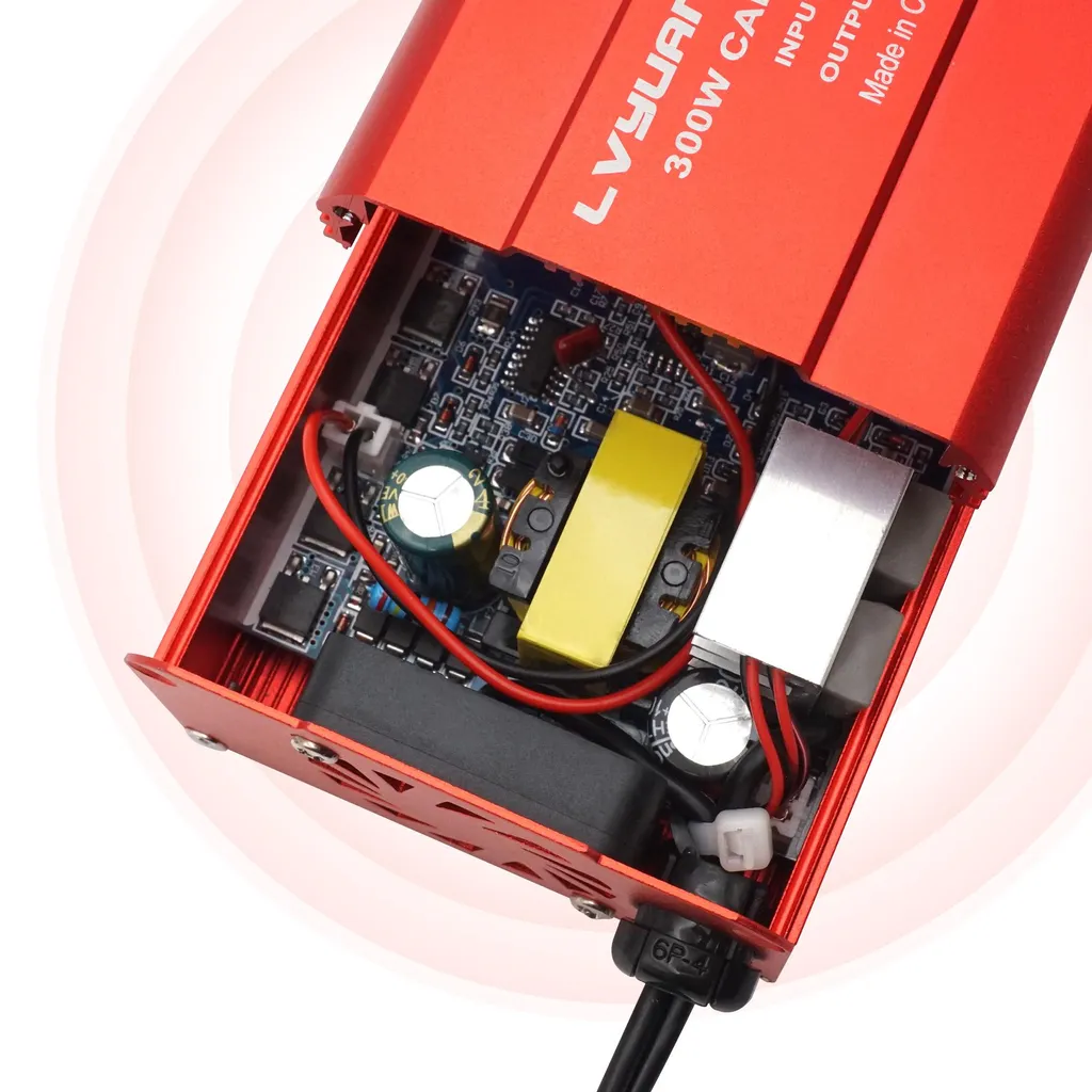 Convertisseur de Tension 12V 220V Onduleur avec Sécurité Multiple