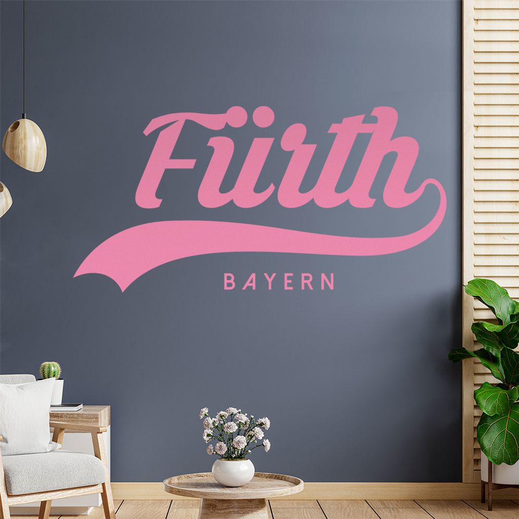 Fürth Bayern Wandtattoo Wandaufkleber Wall Sticker - Dekoration, Küche, Wohnzimmer, Schlafzimmer, Badezimmer