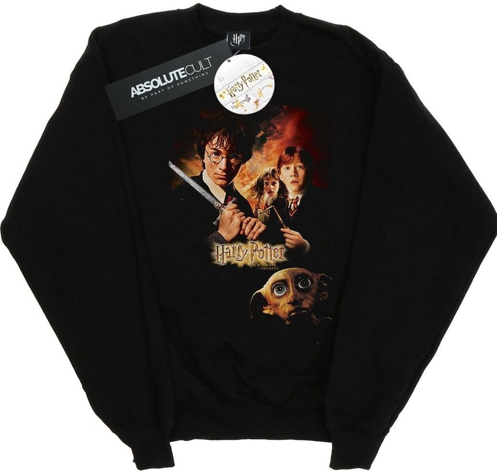 Harry Potter - "Chamber Of Secrets" Sweatshirt für Jungen BI19972 (128) (Schwarz)