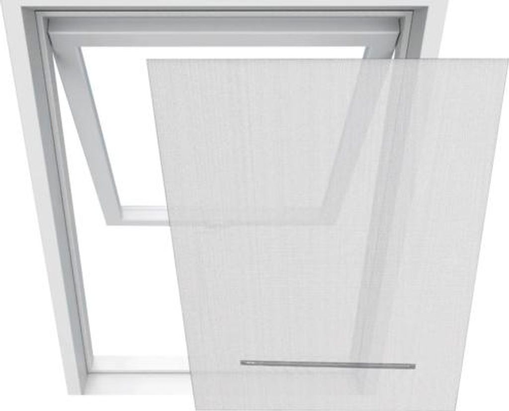 Fliegengitter home protect für Dachfenster ohne Bohren anthrazit 140x170 cm