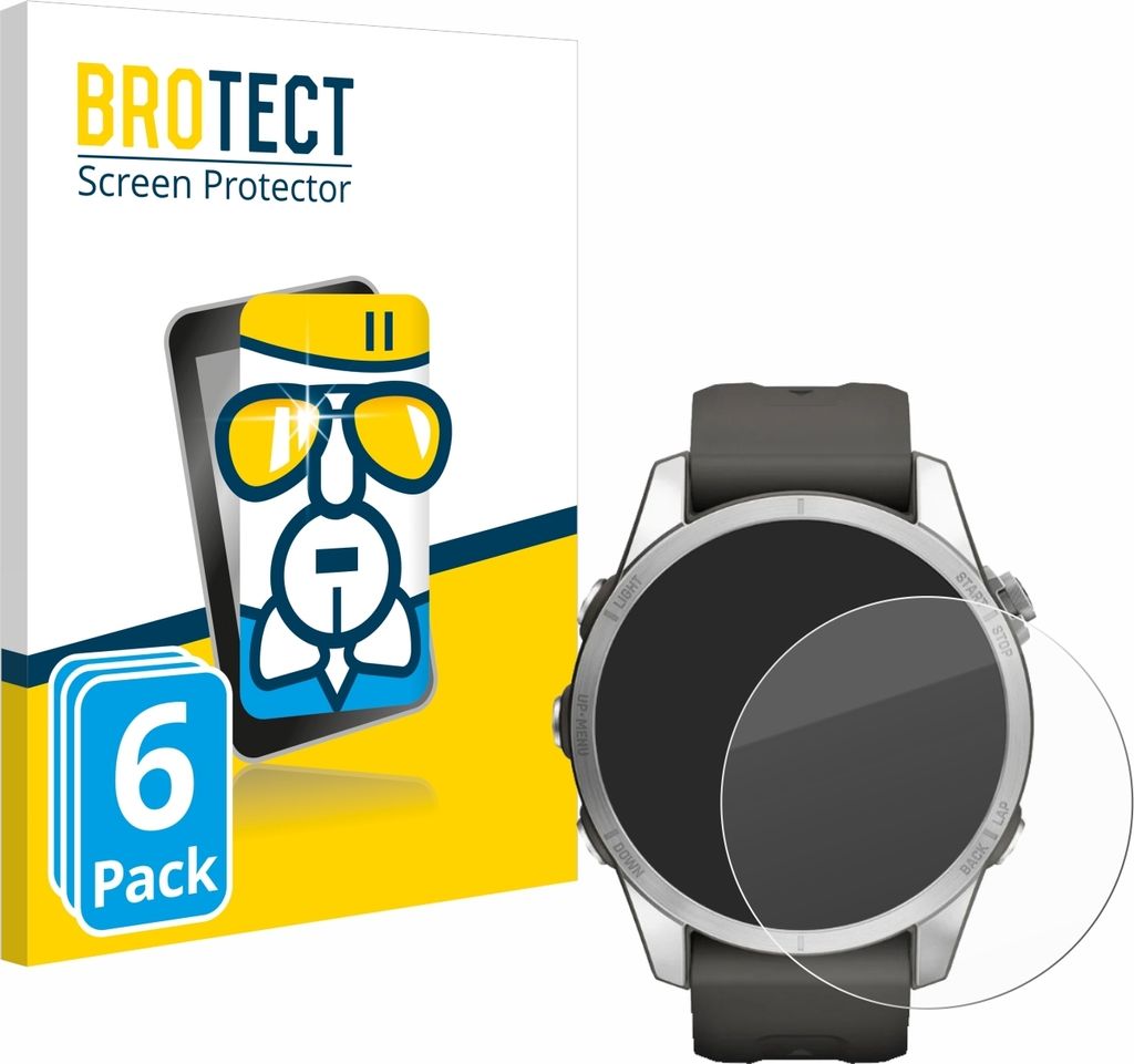 6x BROTECT Schutzglas für Garmin Fenix 7S Pro Solar (42 mm) Produktbild 