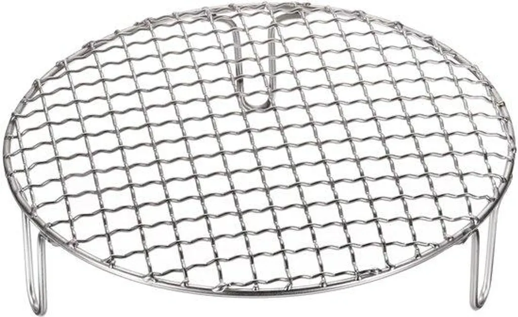 Grille de cuisson en acier inoxydable 21 cm avec pieds de 50 mm surélevés