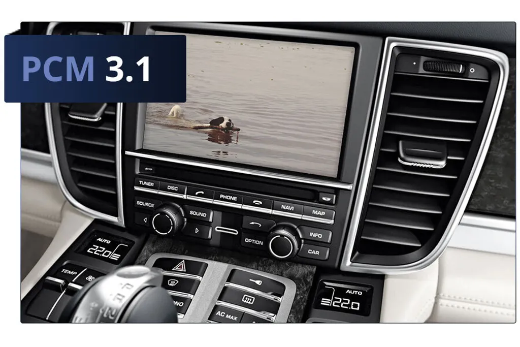 Activation Vidéo en Roulant Porsche Panamera Cayenne PCM 3.1 Kufatec