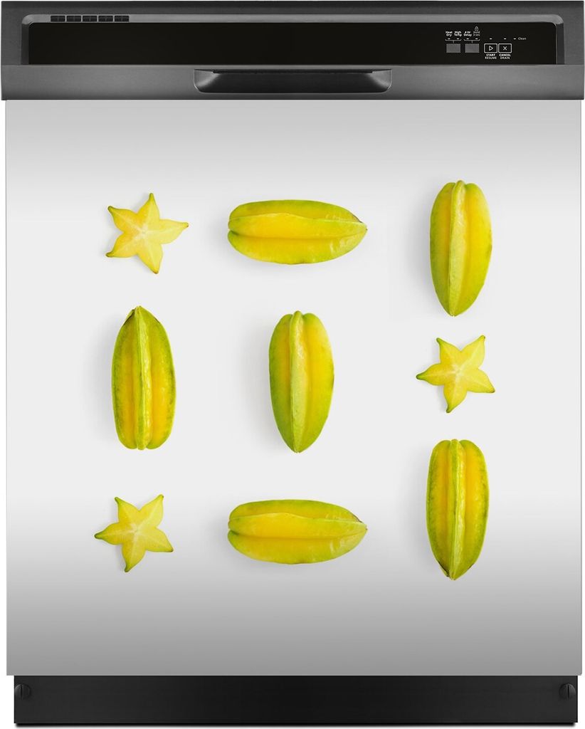 Magnete Dekorative 60x60 cm Küche Magnetmatte Spülmaschine - Farbige Früchte