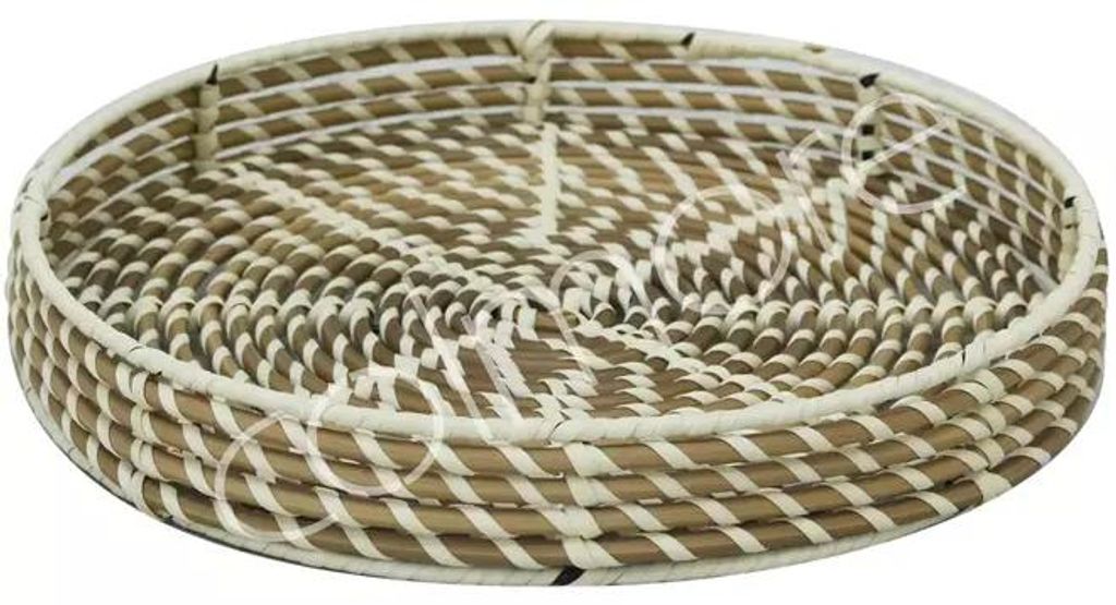 Mesa auxiliar, diseño "light", material: ratán natural, Imagen del producto 