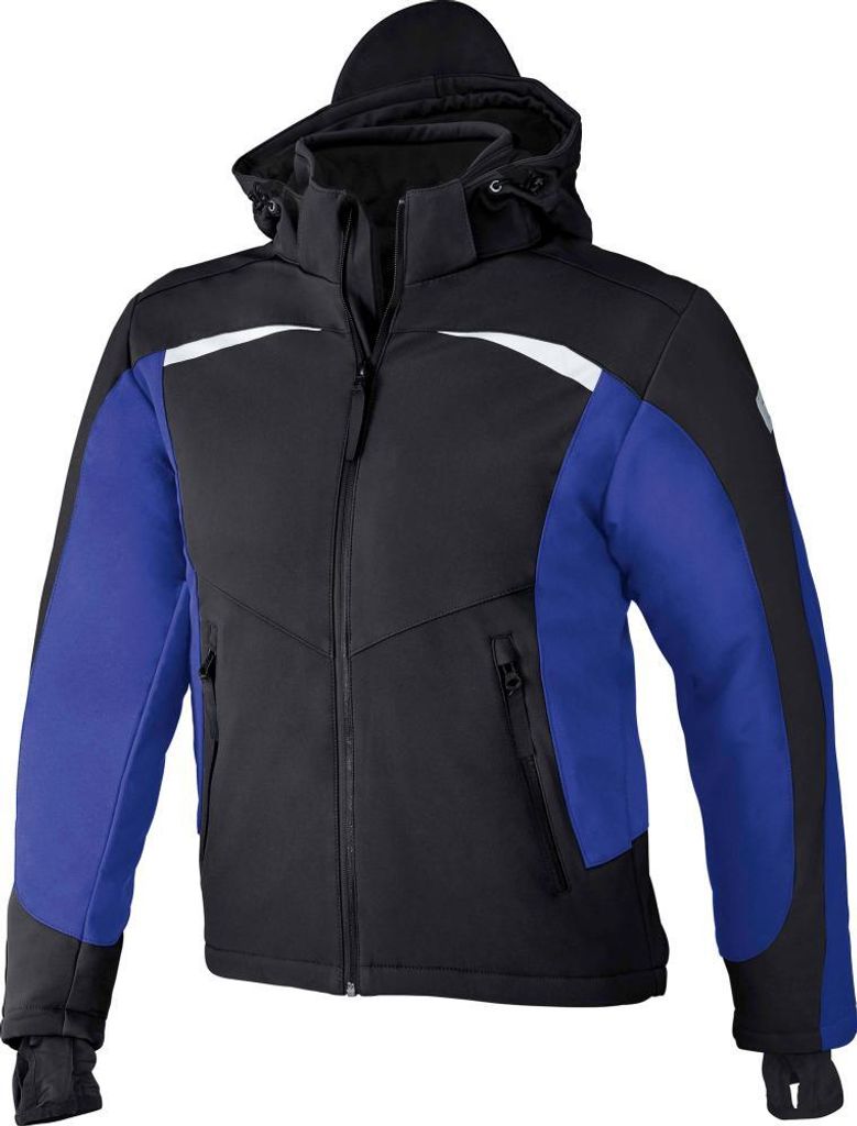 Kübler Winterjacke Softshell 1041 schwarz/korn-blau Größe Produktbild 
