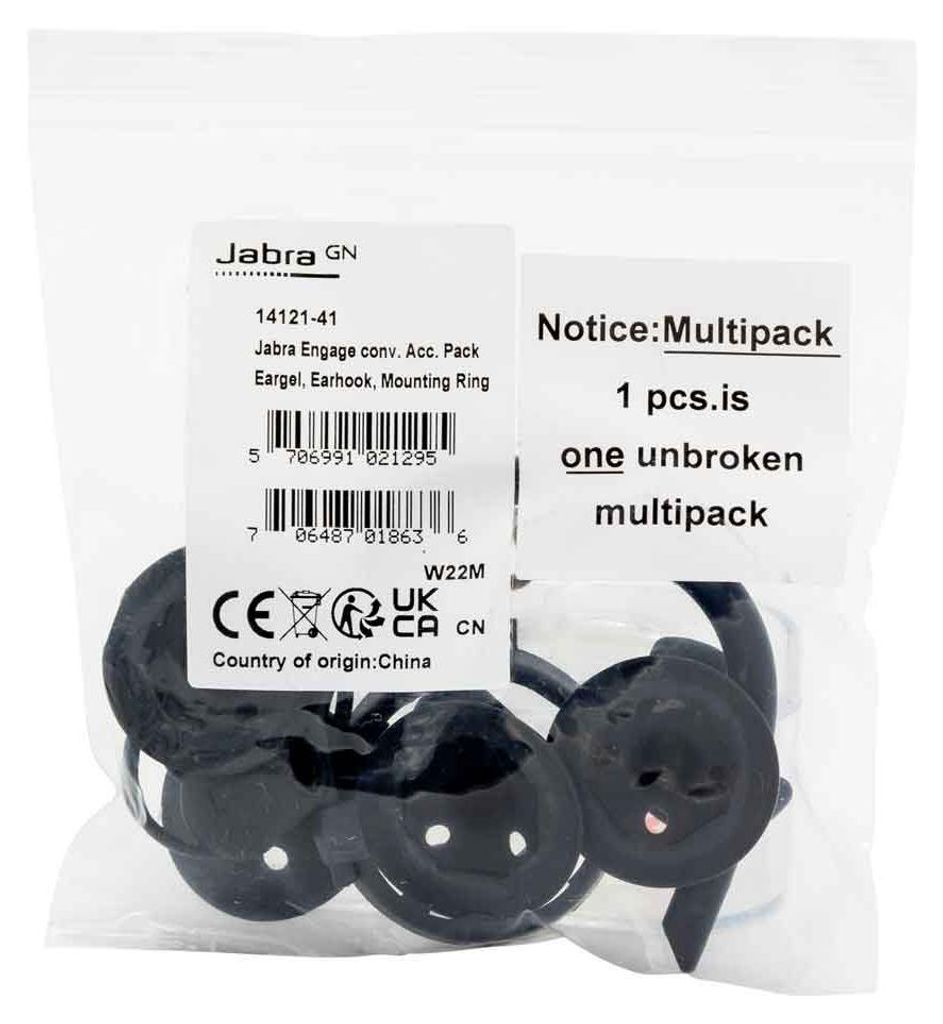 Jabra Engage Convertible-Zubehörpaket, Ohrhaken, Schwarz Produktbild 
