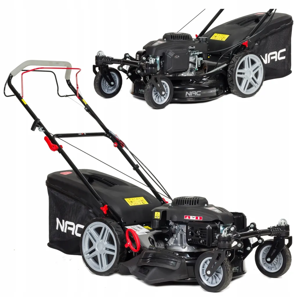 Tondeuse à gazon à essence 50 cm Loncin tractée - Carter Acier 196cc - 7