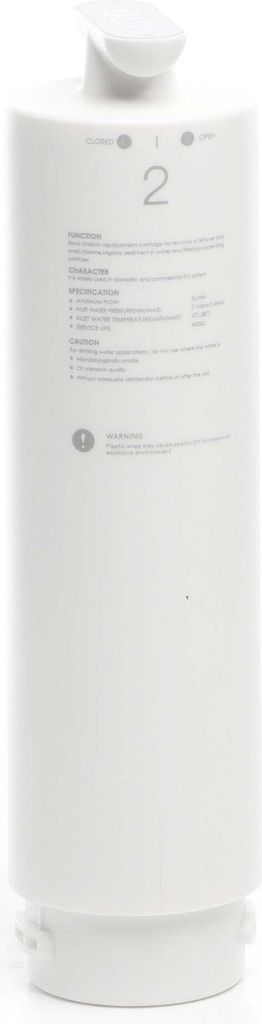 Naturewater CTO-PAD2 Aktivkohle Granulat Filter 10 Zoll (254 mm) 5 μ Ersatz Wasserfilter, Umkehrosmose Filter, Ersatz Filterkartusche, Trinkwasser...