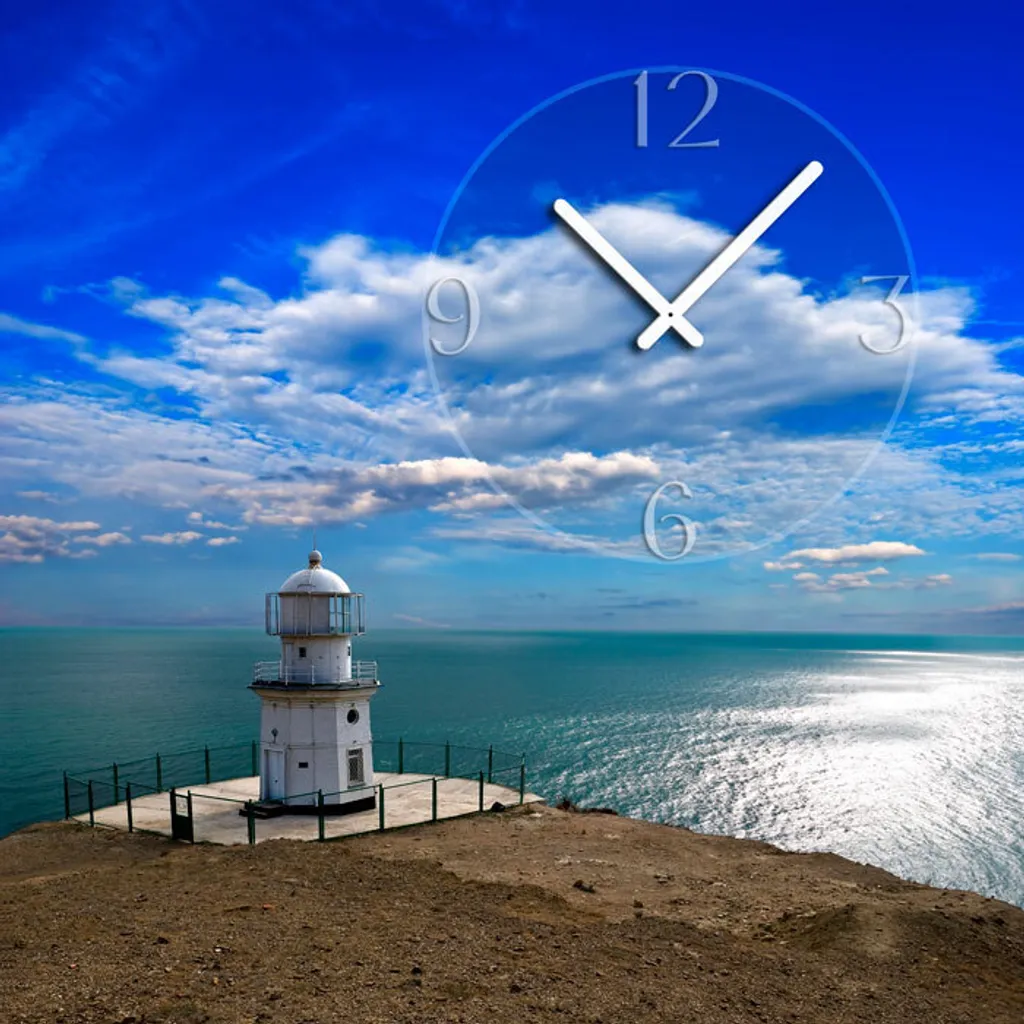 Orologio Design Dixtime 6018 - 30x30 Alluminio per Interni Moderni