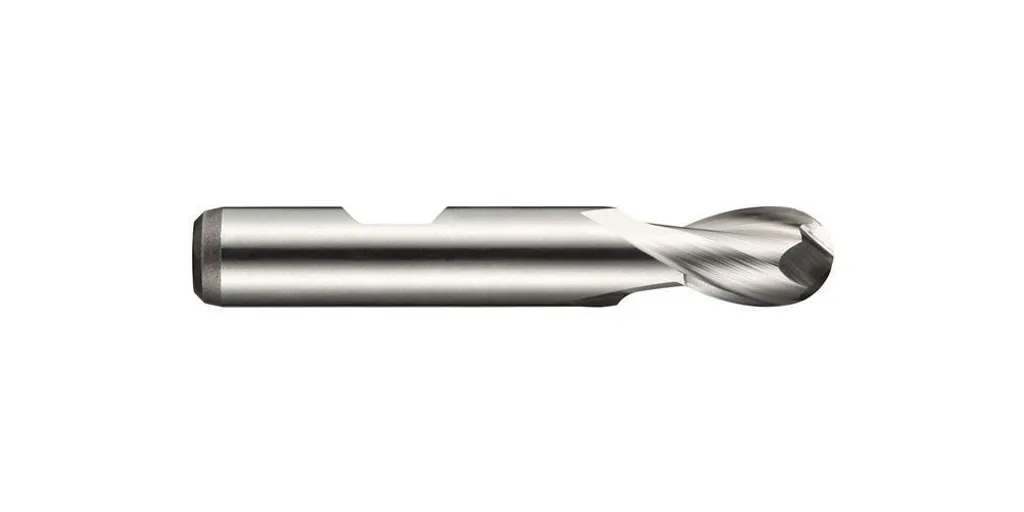 Fresa a raggio C500 Ø nominale 2 HSS-E DIN 1835-B numero di taglienti 2 extra corti
