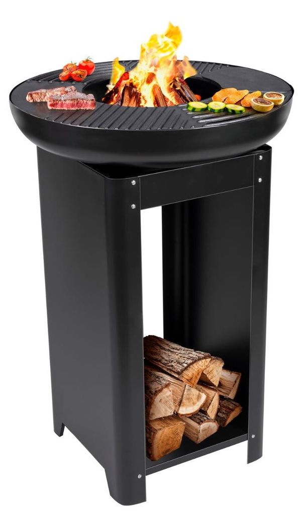 BBQ Collection 3in-1 Feuerschale mit Grillrost - Feuerkorb Produktbild 