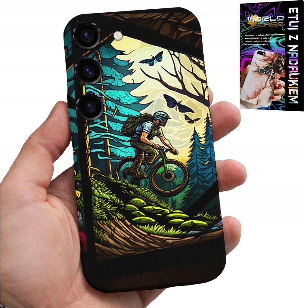 Etui Für Samsung Galaxy S23 - Radfahren Extreme Waldexpeditionen