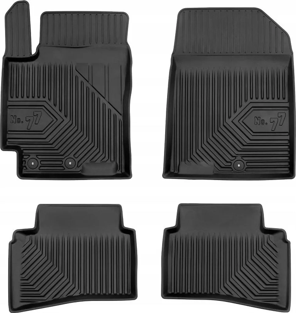 Set Tappeti Gomma KIA Stonic 2017-2024 | BIS 77 Alta Resistenza Nero