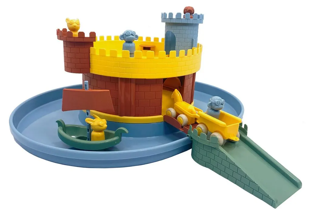 Château fort Viking Toys avec douves en plastique recyclé durable