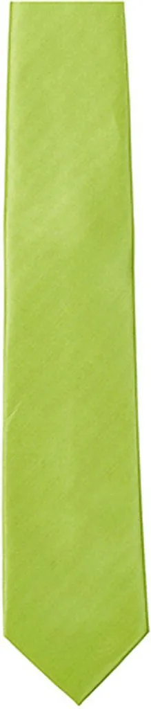 Cravatta in Twill Lime 144x8,5 cm | Seta Sartoriale per Uomo Elegante