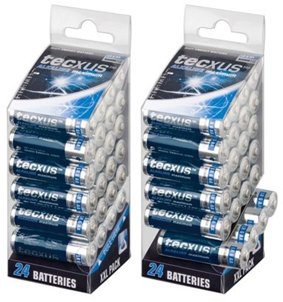 Tecxus LR6 AA 24 (Mignon), Einwegbatterie, AA, Alkali, 1,5 Produktbild 