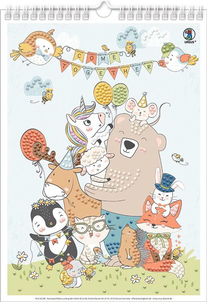 URSUS Diamond Painting Kalender "COME TOGETHER"