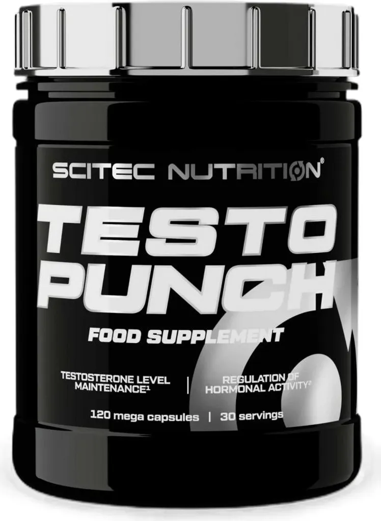 Complément Alimentaire TESTO PUNCH 120 Gélules - Soutien Musculaire