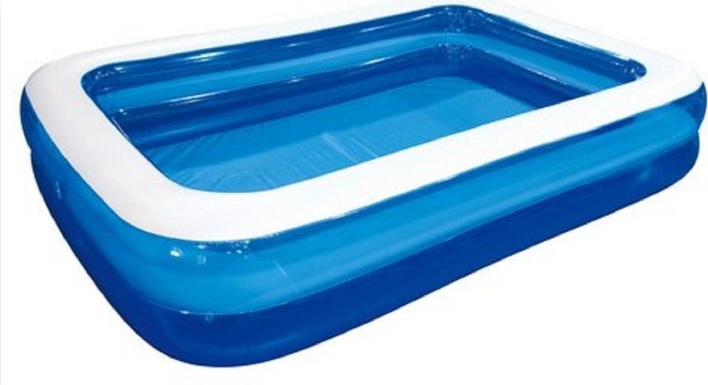 Rechteckiger aufblasbarer Familienpool 262x175x50cm 51258 Produktbild 