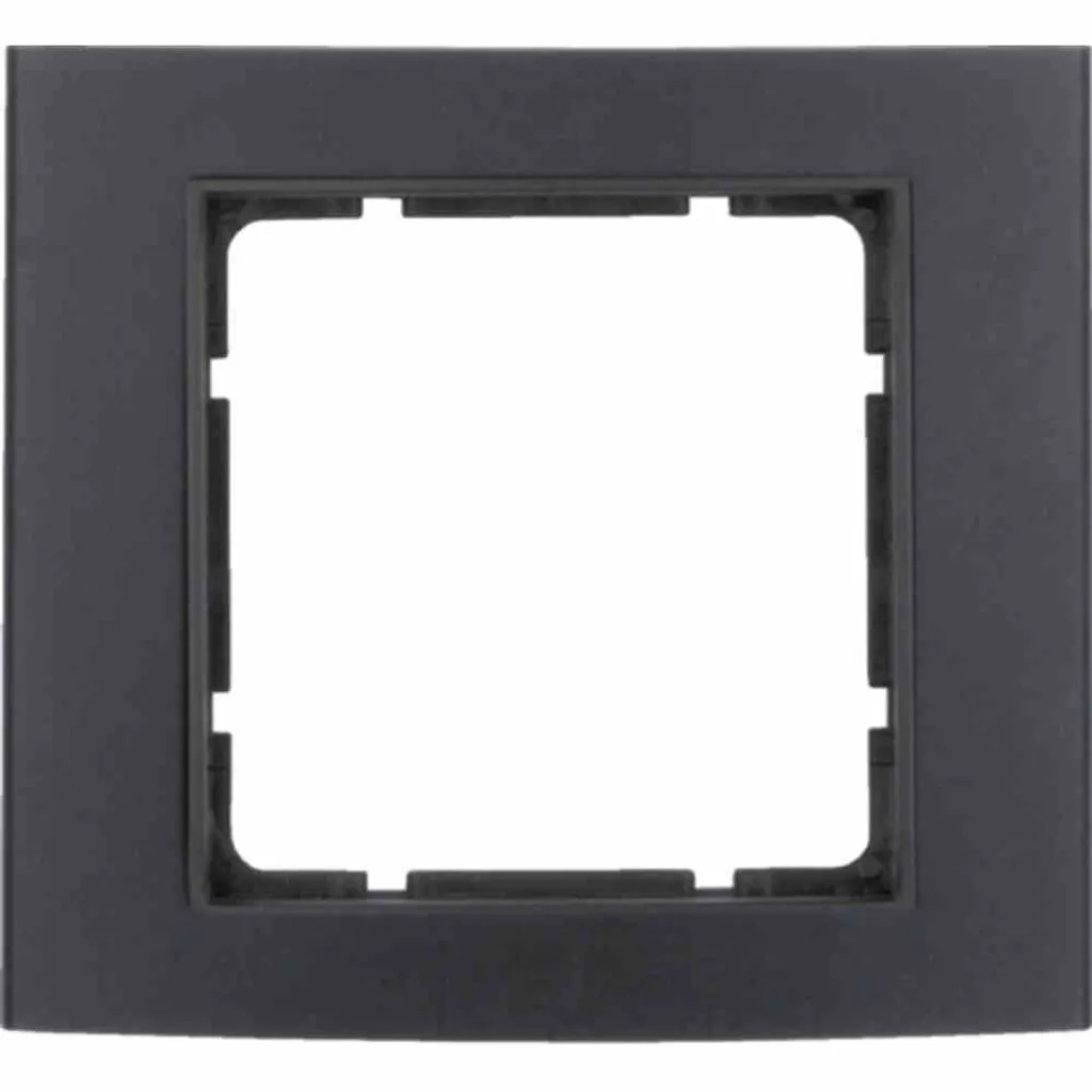 Cadre simple noir 10113005 alu anthr pour décoration murale moderne