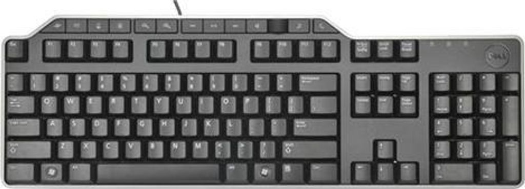 DELL KB-522, Volle Größe (100%), Kabelgebunden, USB, QWERTZ, Schwarz