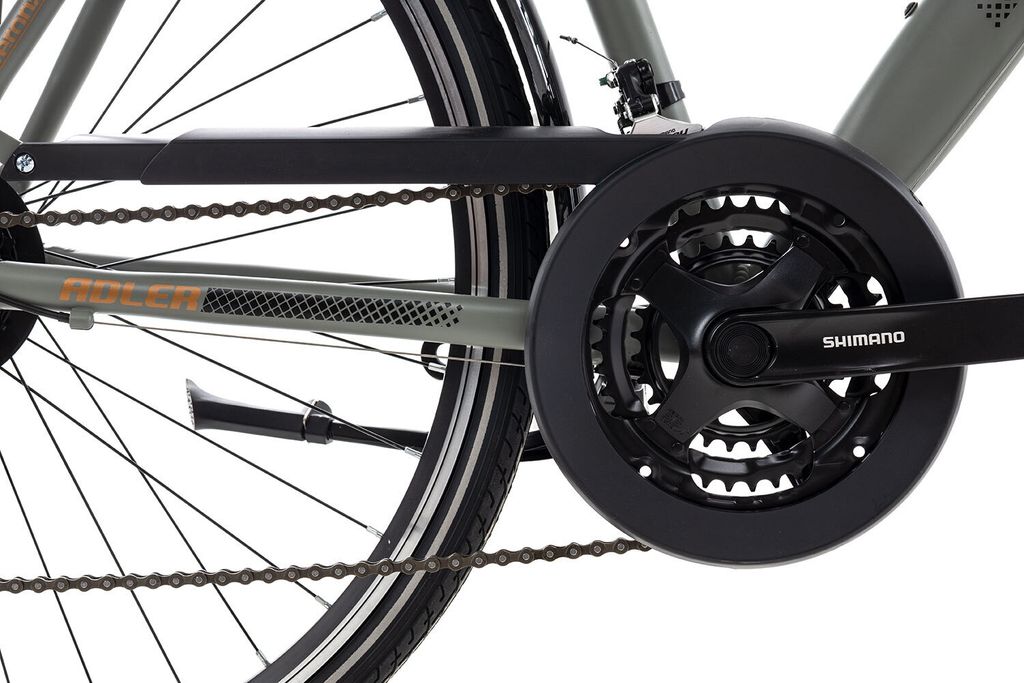 Adler Verona Trekkingrad Herren 28 Zoll khakigrey black Produktbild 5