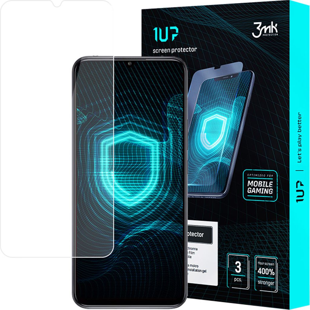 3mk Display Schutzfolie 1UP für Xiaomi Mi 10 Lite 5G transparent Gaming (3 Stück)