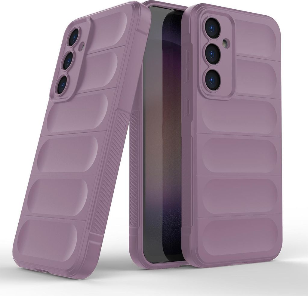 Handy Hülle für Samsung Galaxy S23 FE Grip Case Cover Schutzhülle Softgrip Farbe: Violett