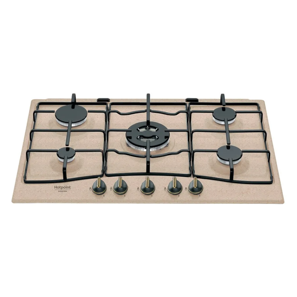 Hotpoint PCN750T(AV)R/HA Table de cuisson gaz 75 cm encastrable 5 foyers