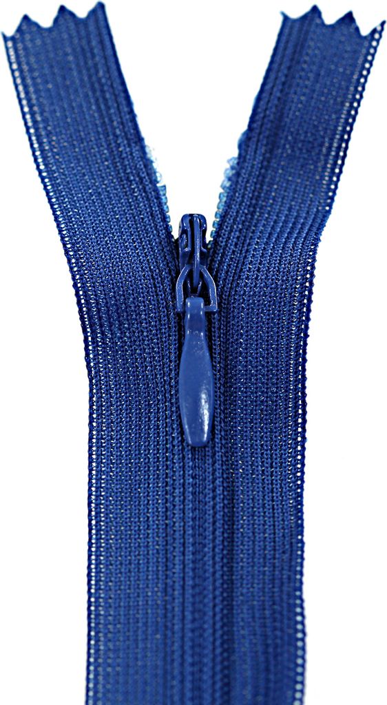 1 Reißverschluss spiral verdeckt 20cm, unteilbar, unsichtbar ,803 navy blue