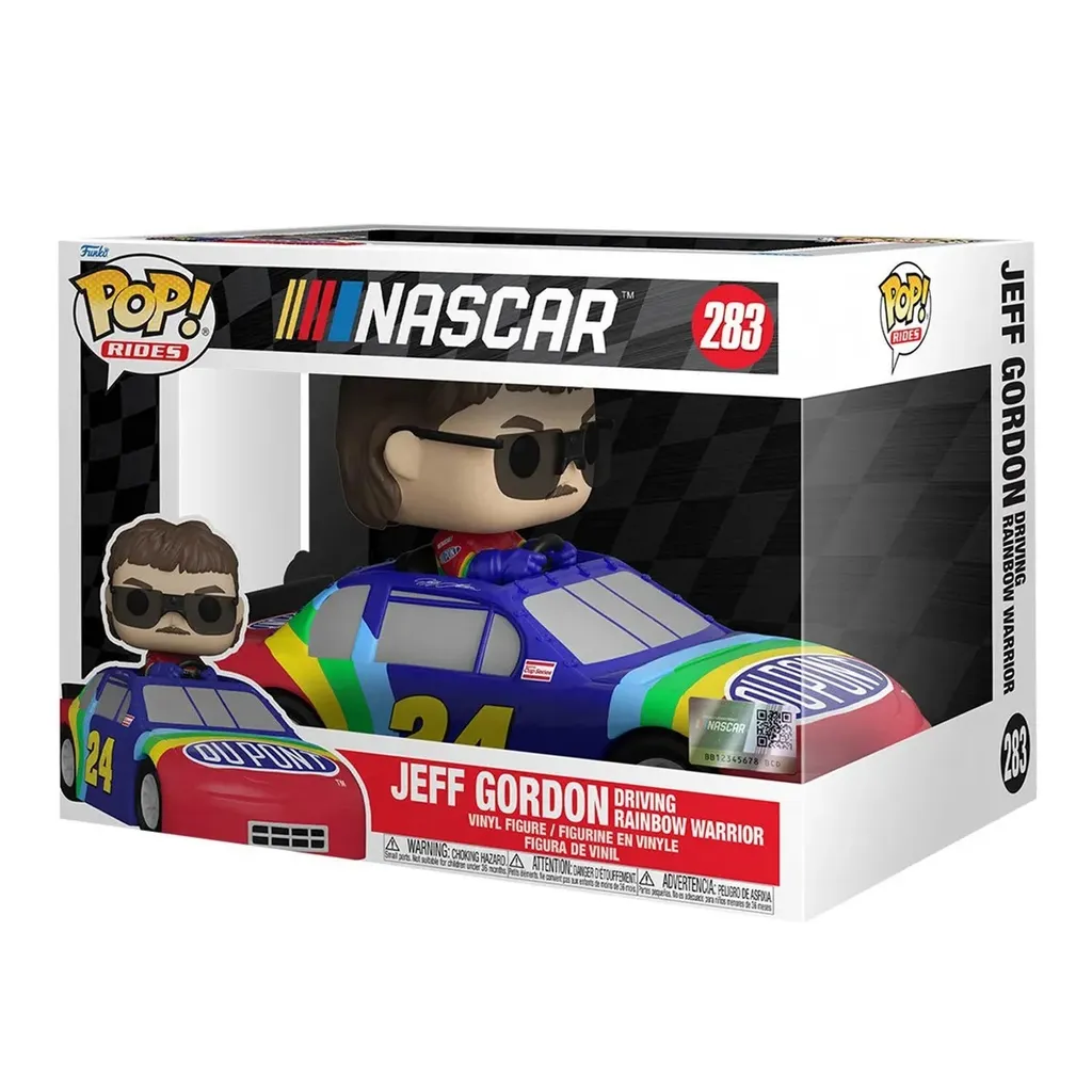 Funko Pop ! Rides 283 Jeff Gordon Rainbow Warrior Nascar Voiture de Course