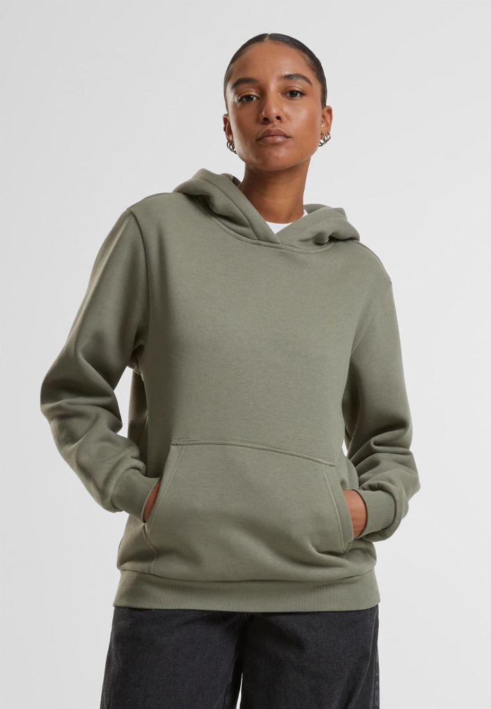 Urban Classics Damen-Kapuzenpulli mit Kapuze Semikog olive S