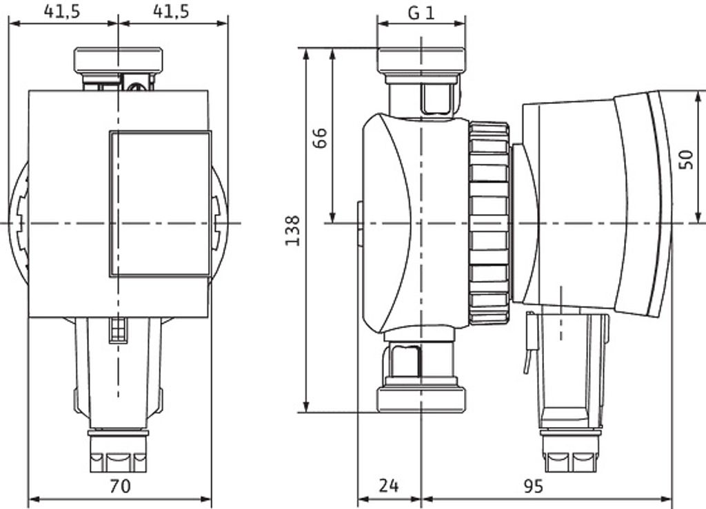 WILO Star-Z NOVA A 138 mm 4132761 Oběhové čerpadlo teplé Obrázek produktu 
