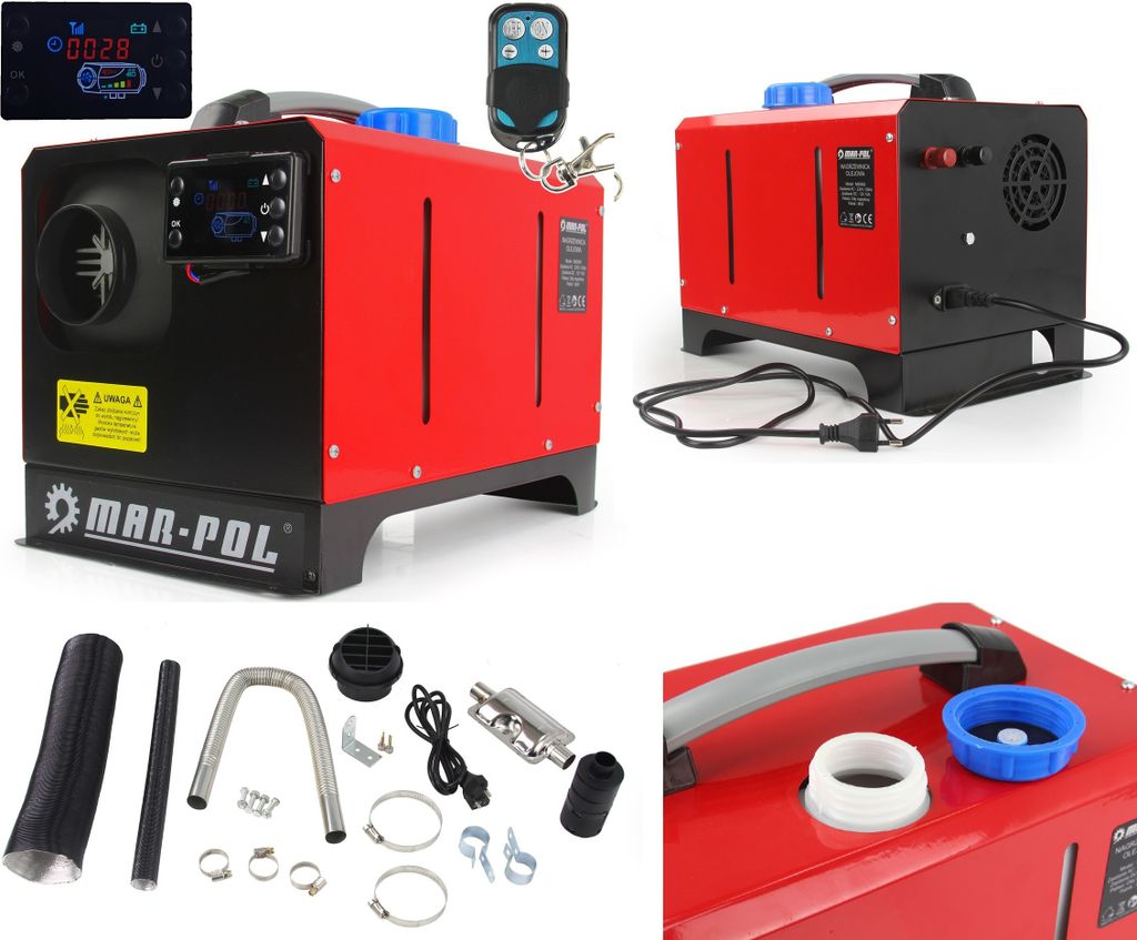 MAR-POL Naftové nezávislé topení 8kW, 230V/12V M80950 Obrázek produktu 20