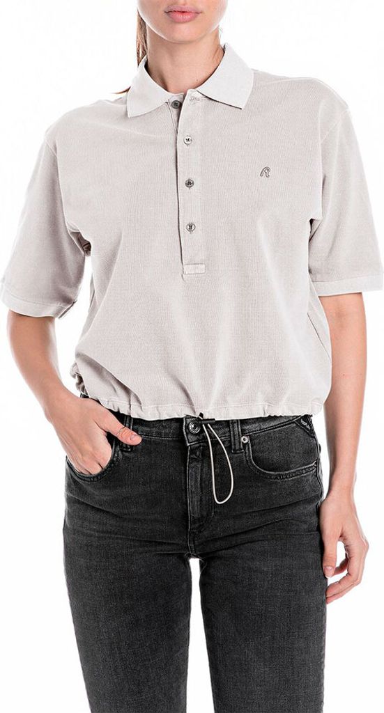 Replay W3396.000.23766g Poloshirt Weiß 2XS Frau Weiß 2XS