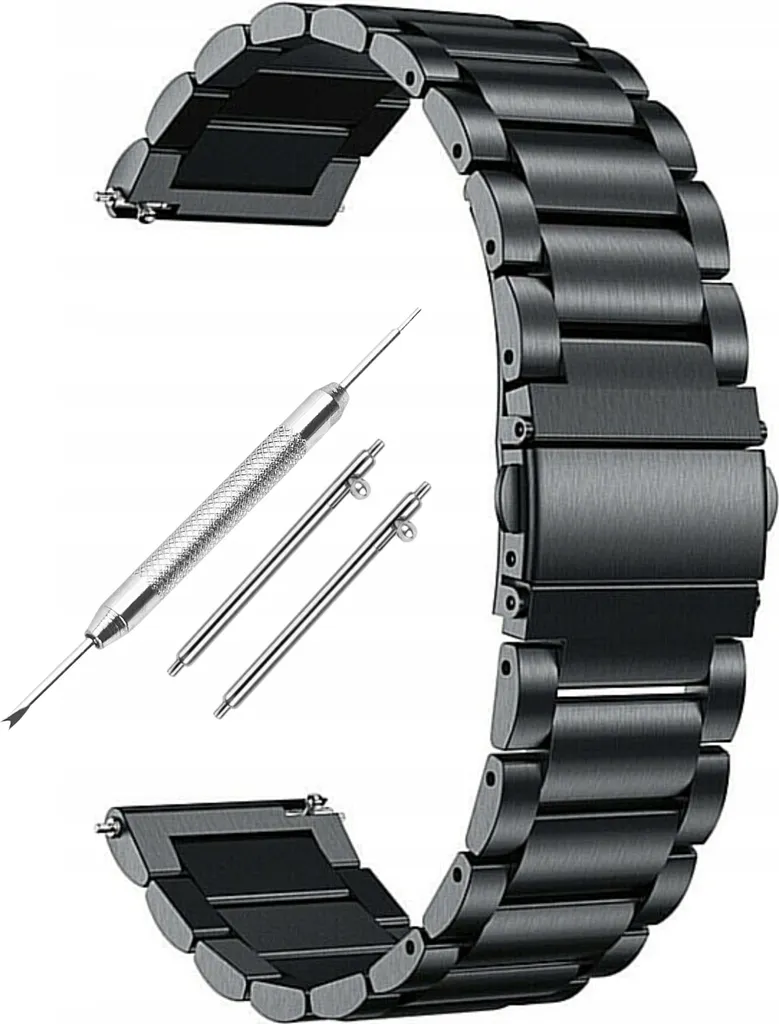 Smartwatch Band Universale 20Mm Nero + Telescopio