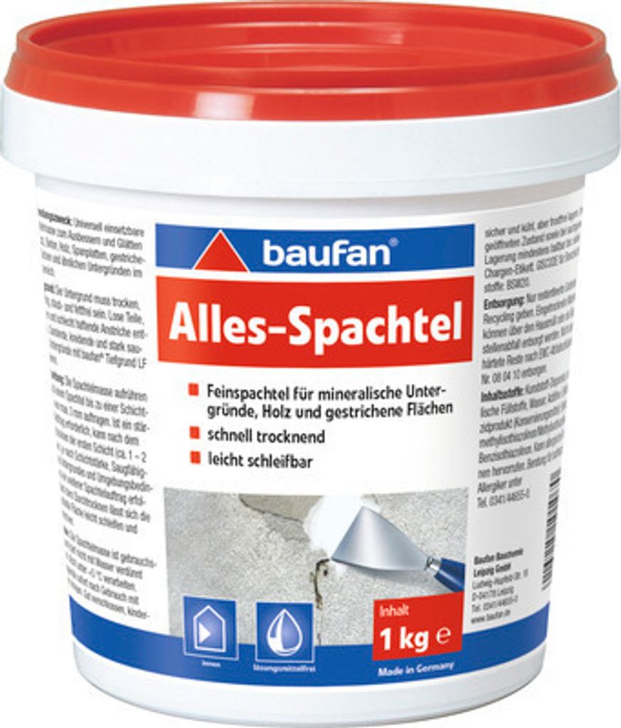 Baufan Feinspachtel 1 kg Produktbild 