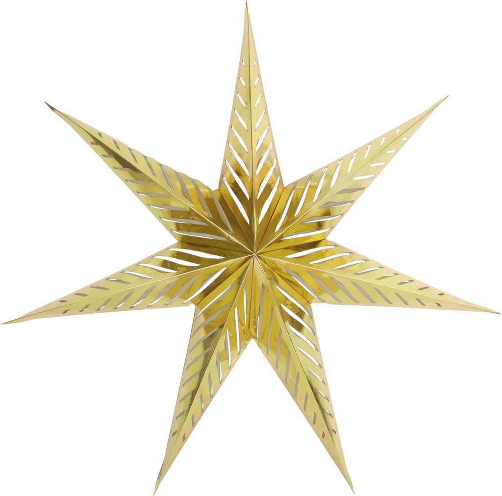 TrendLine Deko Papierstern Ø 70 cm gold Produktbild 