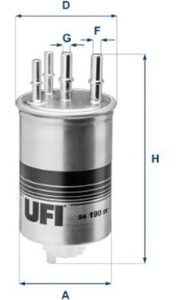 Filtre carburant UFI 24.190.00 : évitez les pannes sur votre Discovery