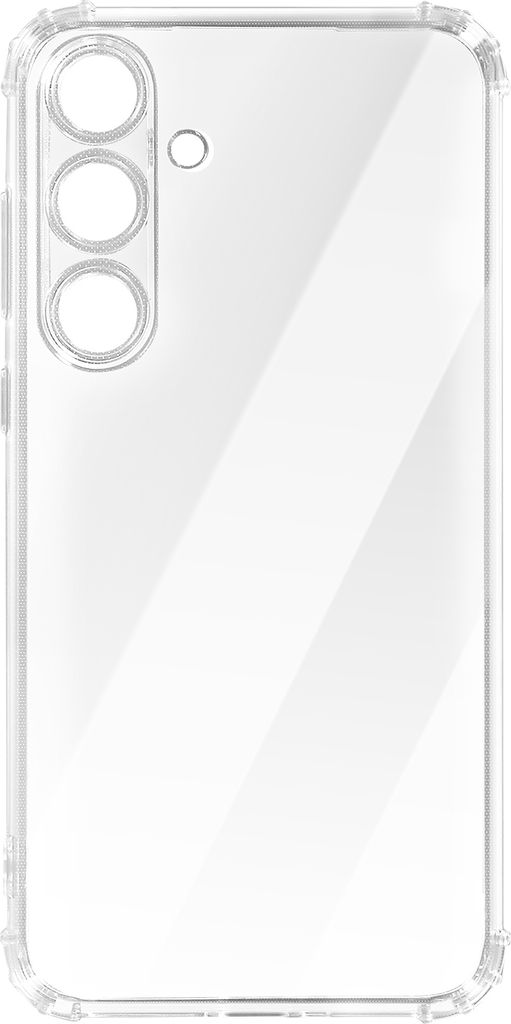 Akashi, Silikonhülle S25 Plus Stoßfest Ecken, Transparent